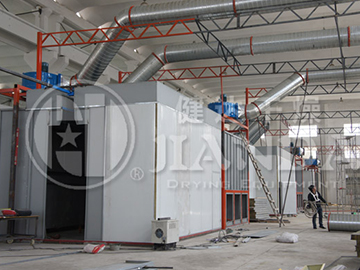 Paint drying oven production line