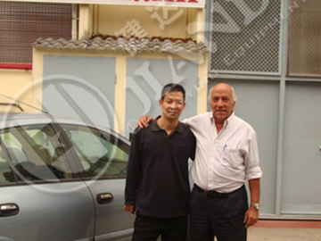 Group photo of employees in Spain